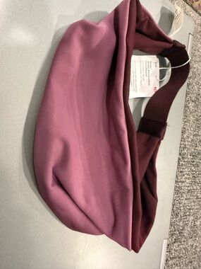 Two Lululemon Nulu Wide Reversible Headbands